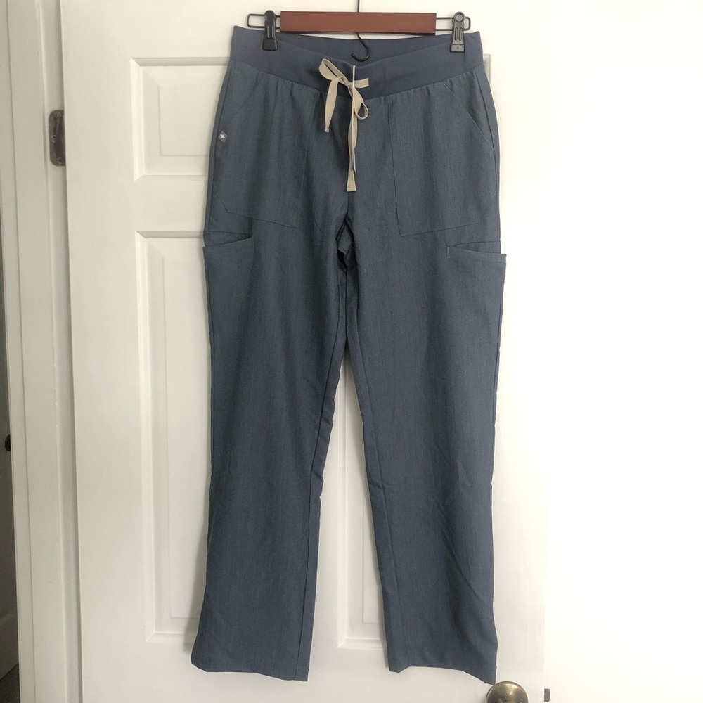 FIGS Córdoba scrub pant small Heather denim
